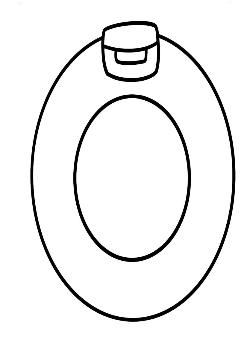 Desenhos de Desenhe Alphabet Lore O para colorir