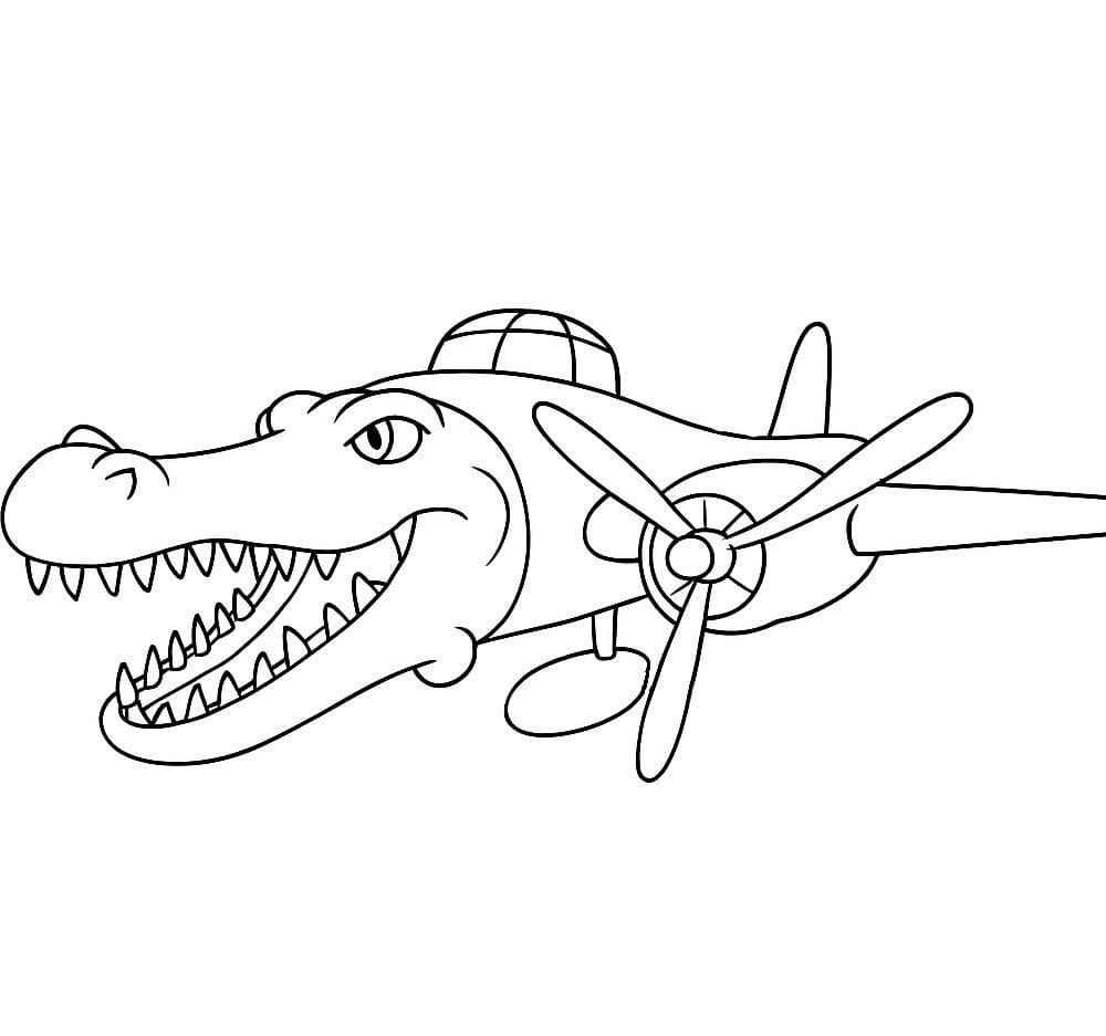 Desenhos de Desenhe Bombardiro Crocodillo para colorir