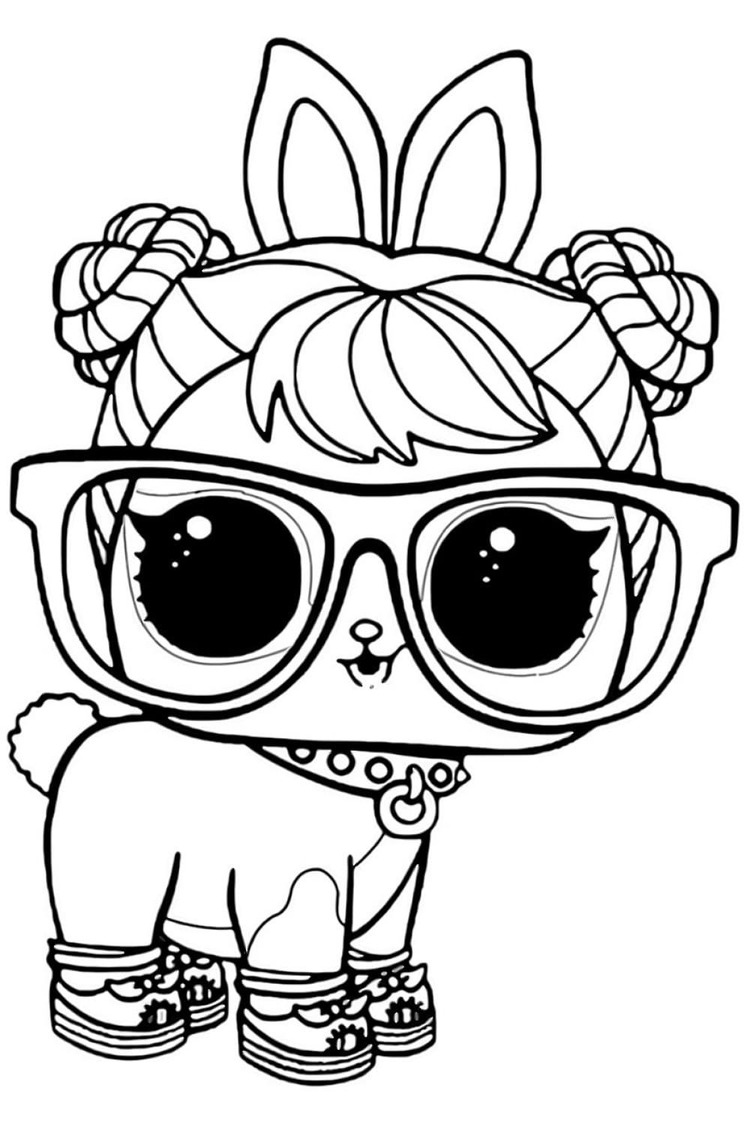 Desenhos de Desenhe Bon Bon Bunny Hop Hop LOL Pets para colorir