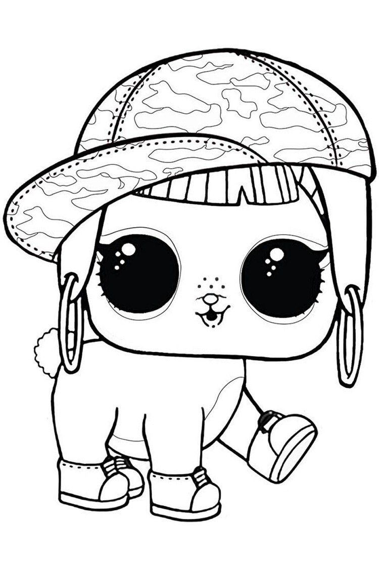Desenhos de Desenhe Bunny Rapper LOL Pets para colorir