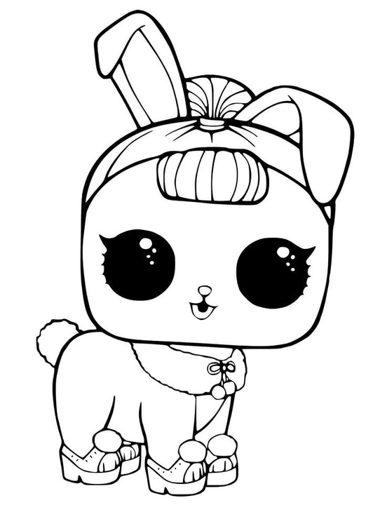 Desenhos de Desenhe Crystal Bunny LOL Pets para colorir