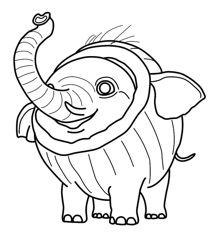 Desenhos de Desenhe Italian Brainrot Cocofanto Elefanto para colorir