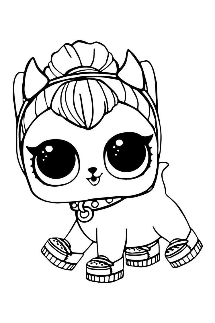 Desenhos de Desenhe LOL Pets Kitten para colorir