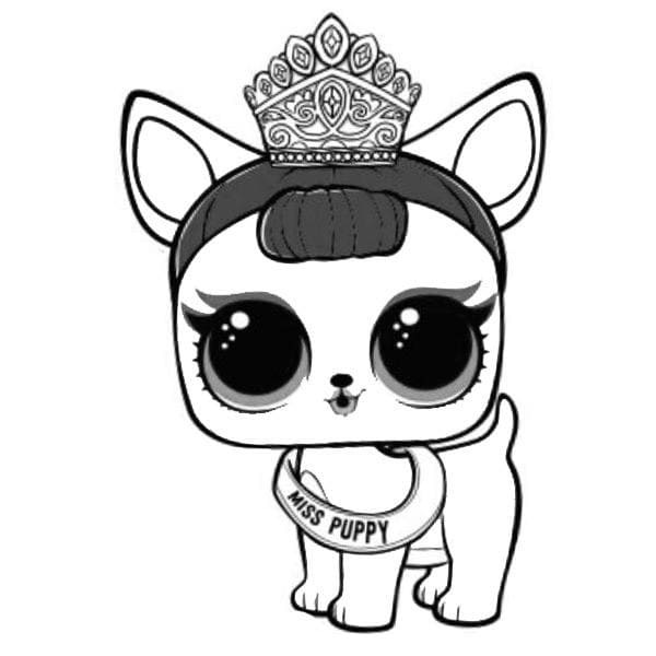 Desenhos de Desenhe Miss Puppy LOL Pets para colorir