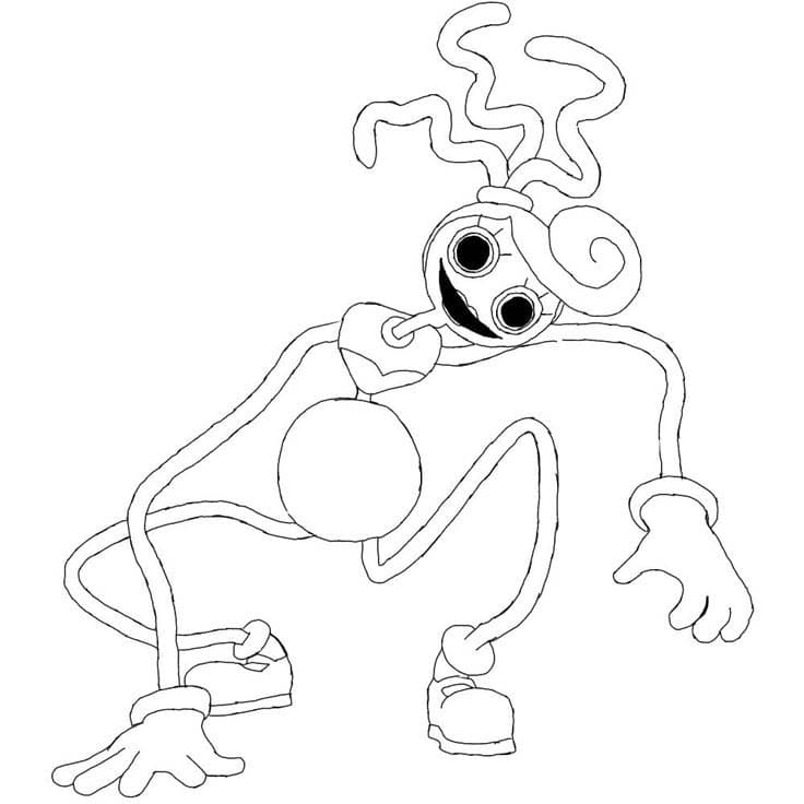 Desenhos de Desenhe Mommy Long Legs 3 para colorir