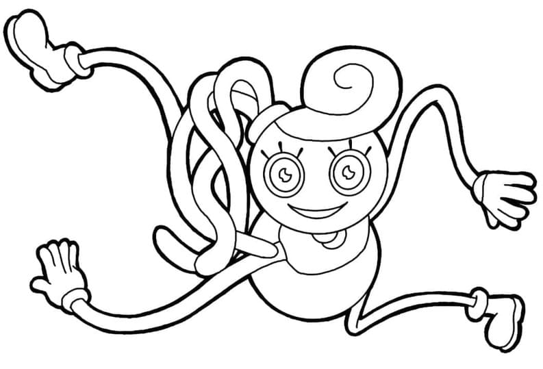 Desenhos de Desenhe Mommy Long Legs gratuita para colorir