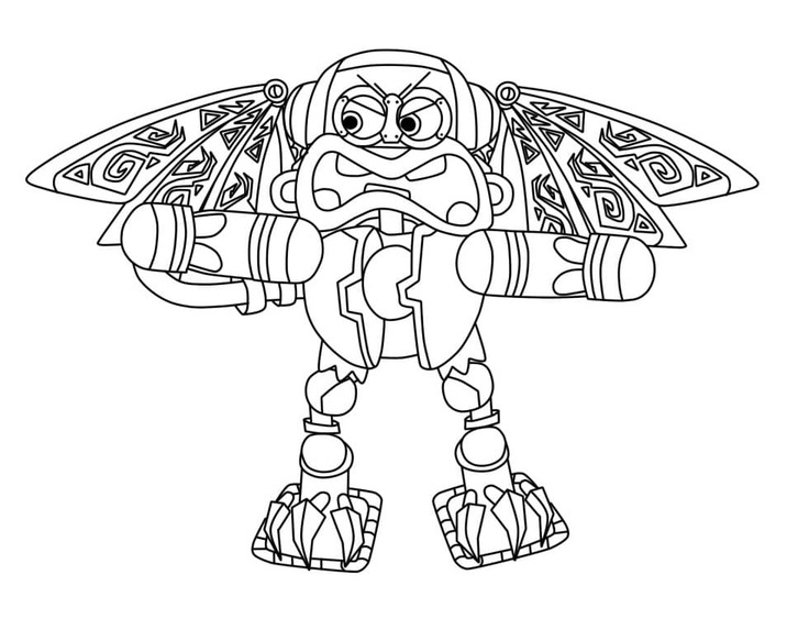 Desenhos de Desenhe My Singing Monsters simples em crianças para colorir