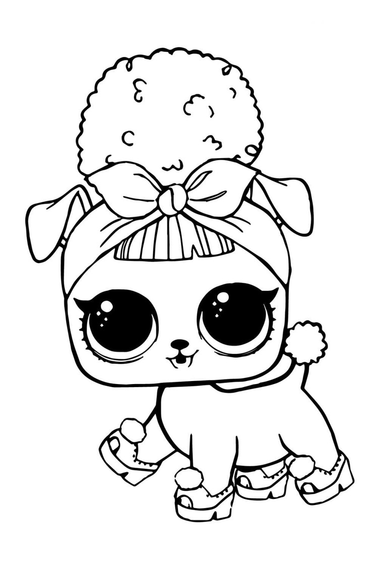 Desenhos de Desenhe Puppy Bee LOL Pets para colorir