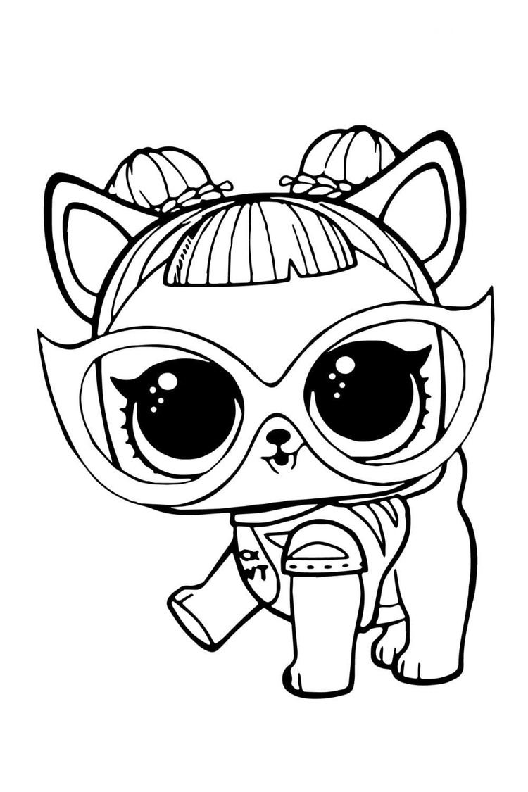 Desenhos de Desenhe Puppy LOL Pets para colorir