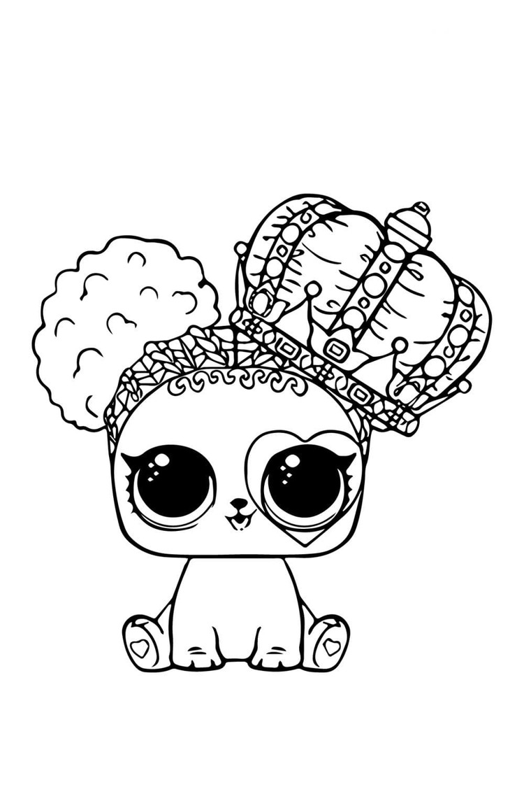Desenhos de Desenhe Puppy Smoothie LOL Pets para colorir