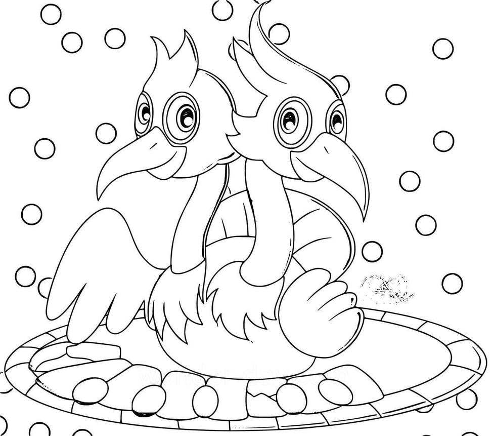 Desenhos de Desenhe Quibble de My Singing Monsters para colorir