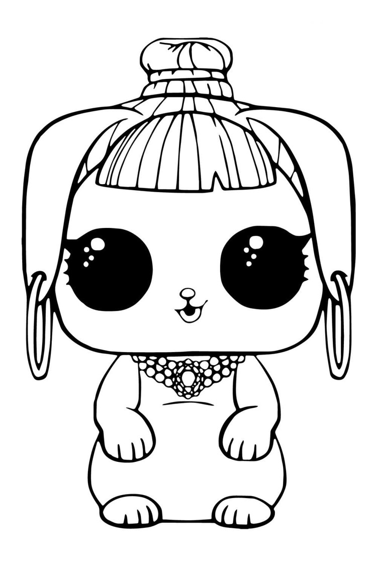 Desenhos de Desenhe Rabbit Vicious LOL Pets para colorir