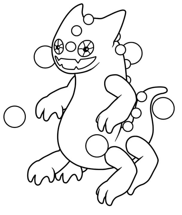 Desenhos de Desenhe Rare Ghazt My Singing Monsters para colorir