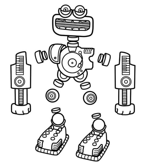 Desenhos de Desenhe Rare Wubbox para colorir