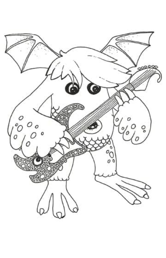 Desenhos de Desenhe Riff My Singing Monsters para colorir