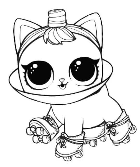 Desenhos de Desenhe Rollersha LOL Pets para colorir