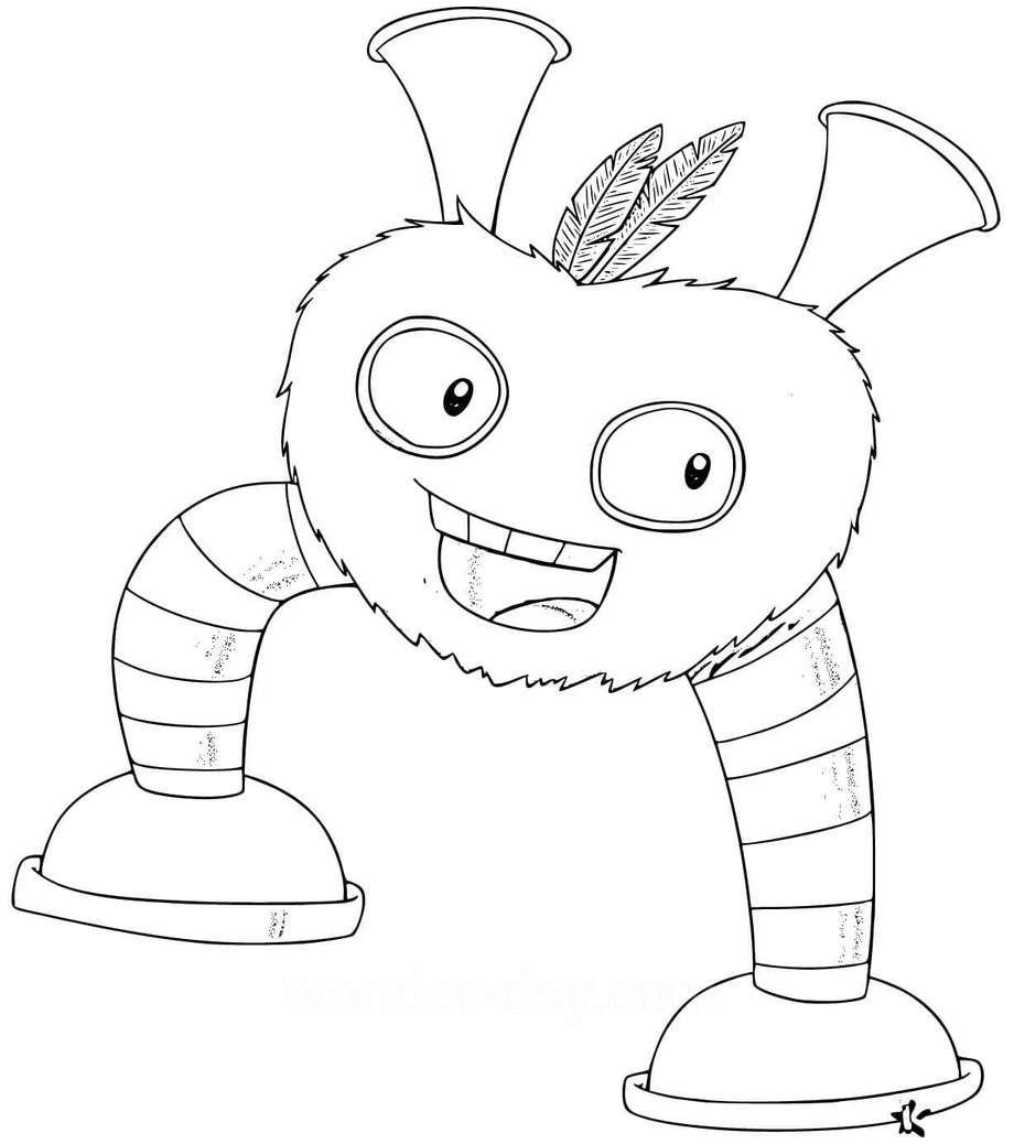 Desenhos de Desenhe Scups de My Singing Monsters para colorir
