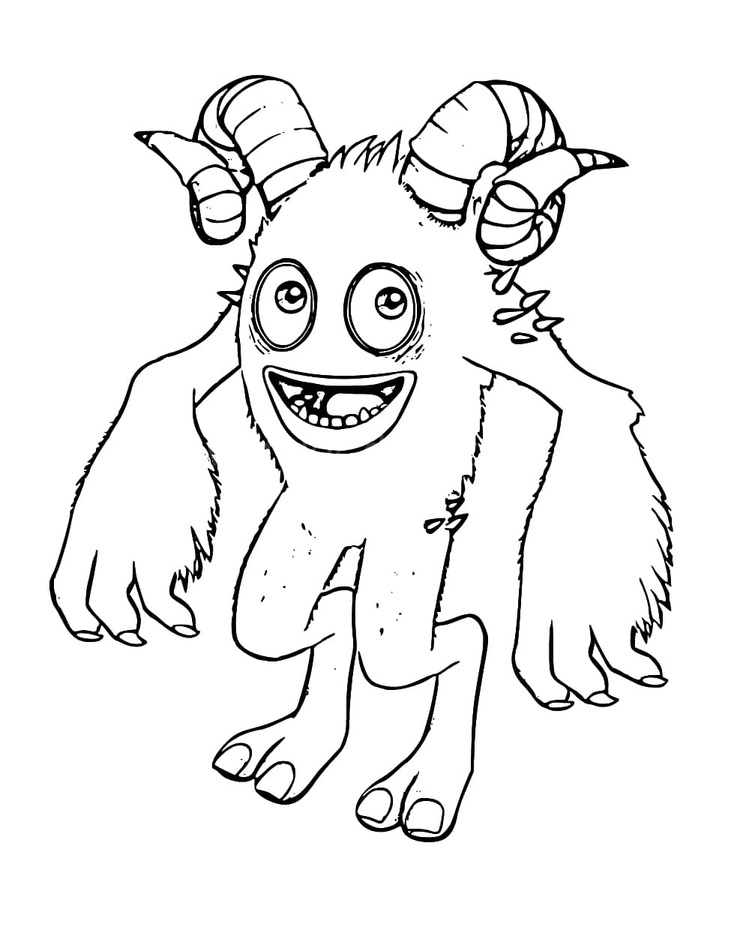 Desenhos de Desenhe Tawkerr de My Singing Monsters para colorir