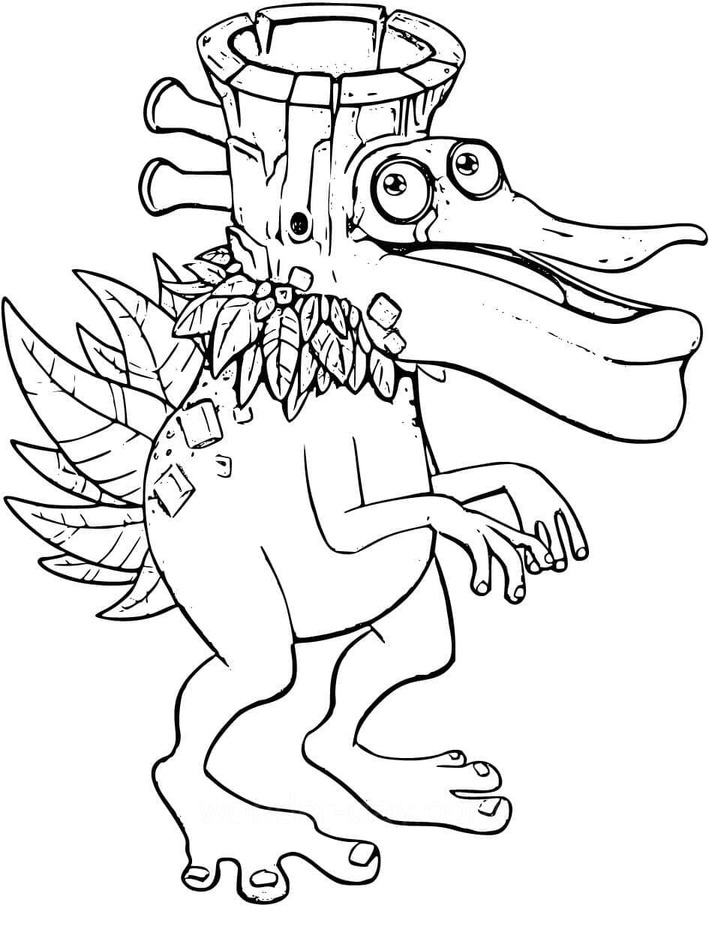 Desenhos de Desenhe Zuuker de My Singing Monsters para colorir