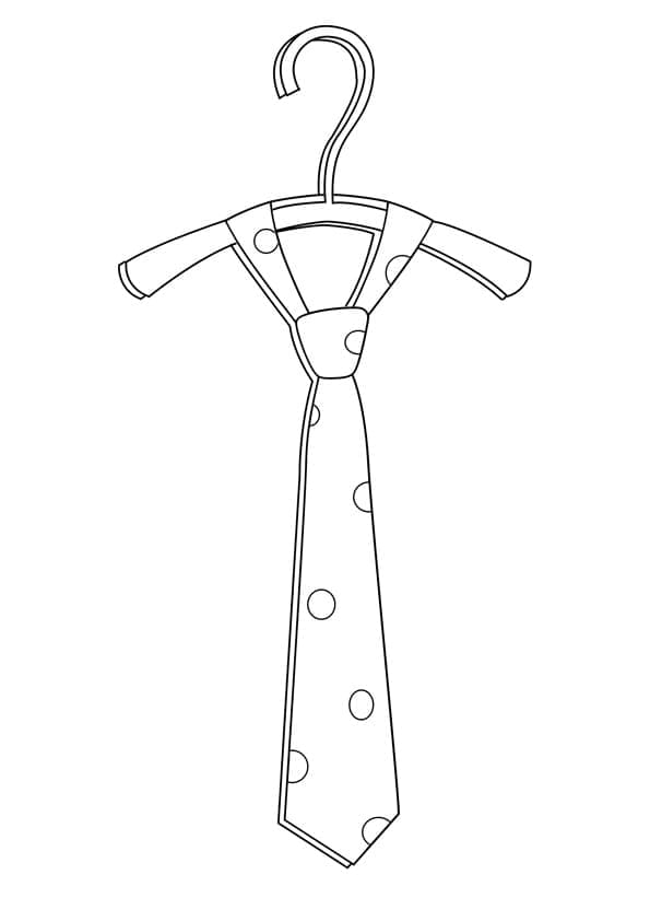 Desenhos de Desenhe gravata para crianças para colorir