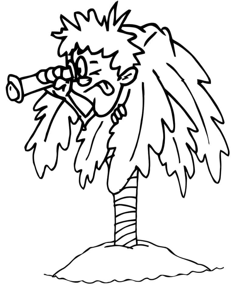 Desenhos de Desenhe ilha maravilhoso para colorir