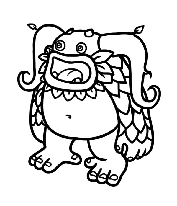 Desenhos de Desenho My Singing Monsters Básico para colorir