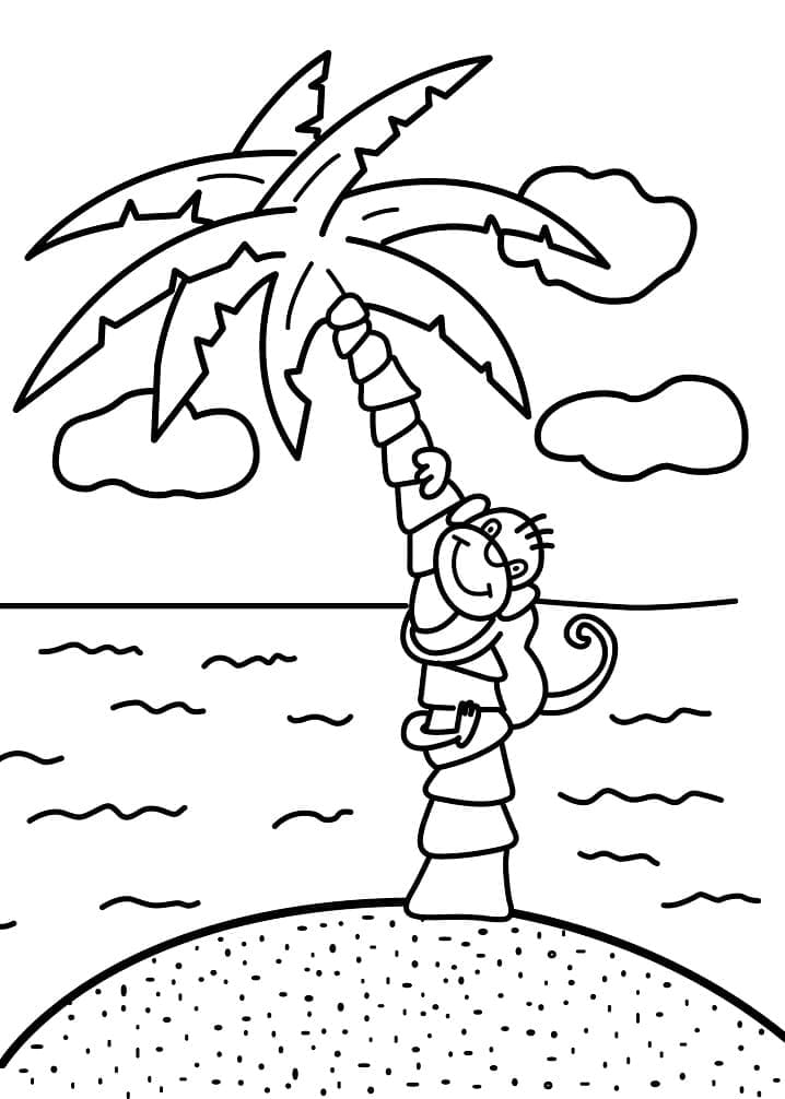 Desenhos de Desenho da Ilha para colorir