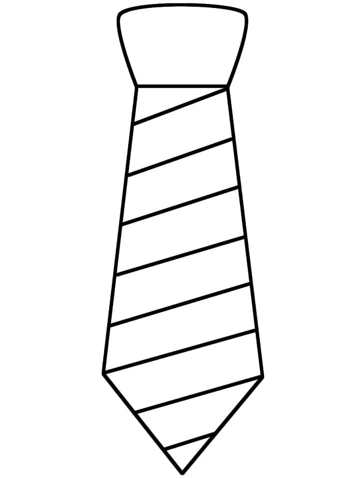 Desenhos de Desenho gravata imprimir para crianças para colorir