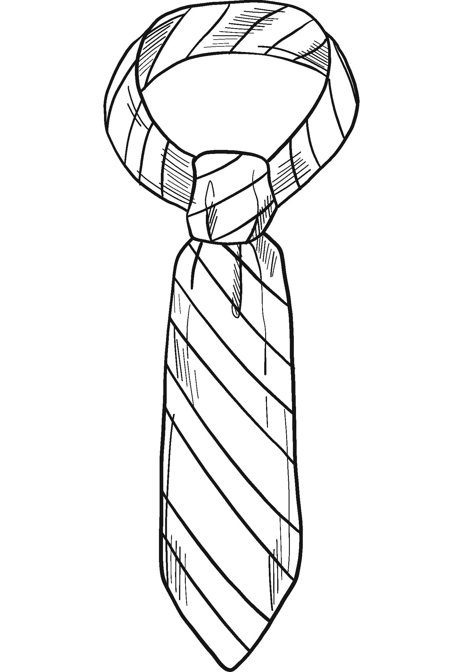 Desenhos de Desenho imprimir gravata para colorir