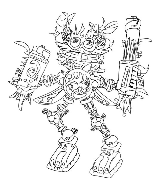 Desenhos de Desenho imprimível Wubbox para colorir
