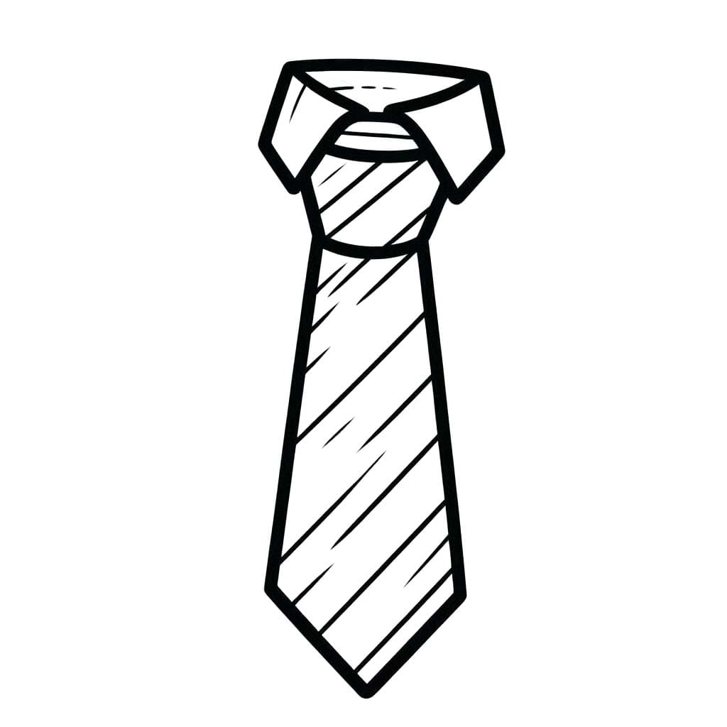 Desenhos de Gravata 4 para colorir