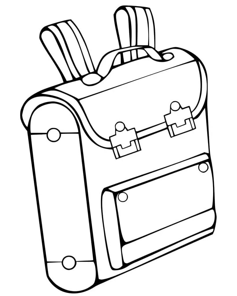 Mochila 12 para colorir