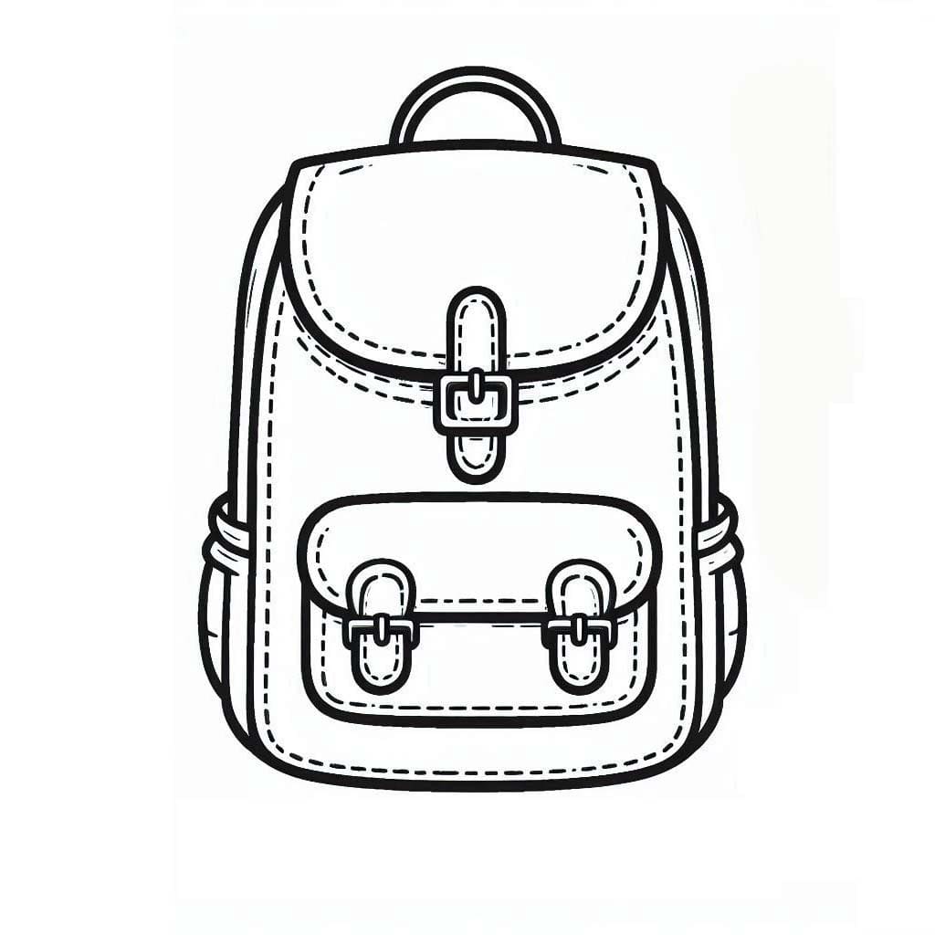 Mochila 5 para colorir