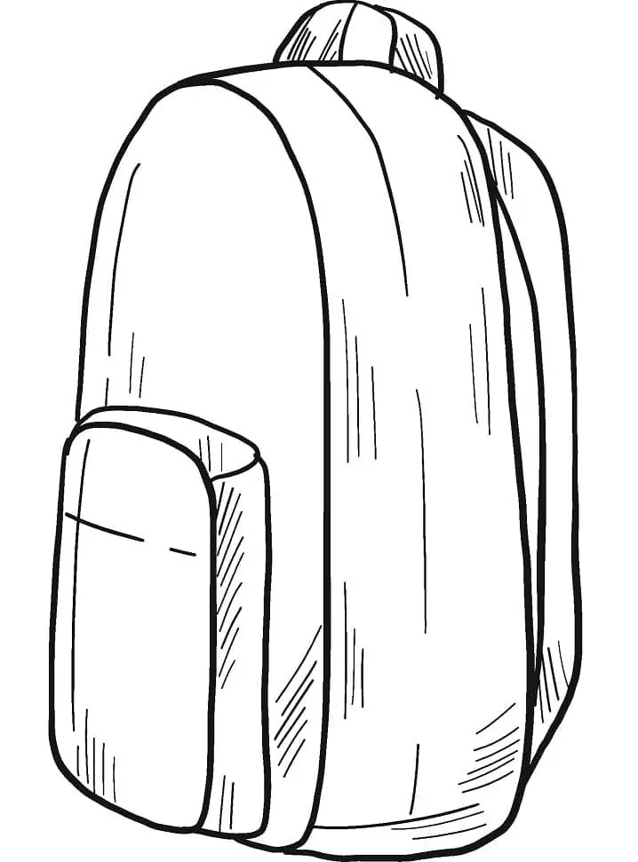 Mochila 8 para colorir