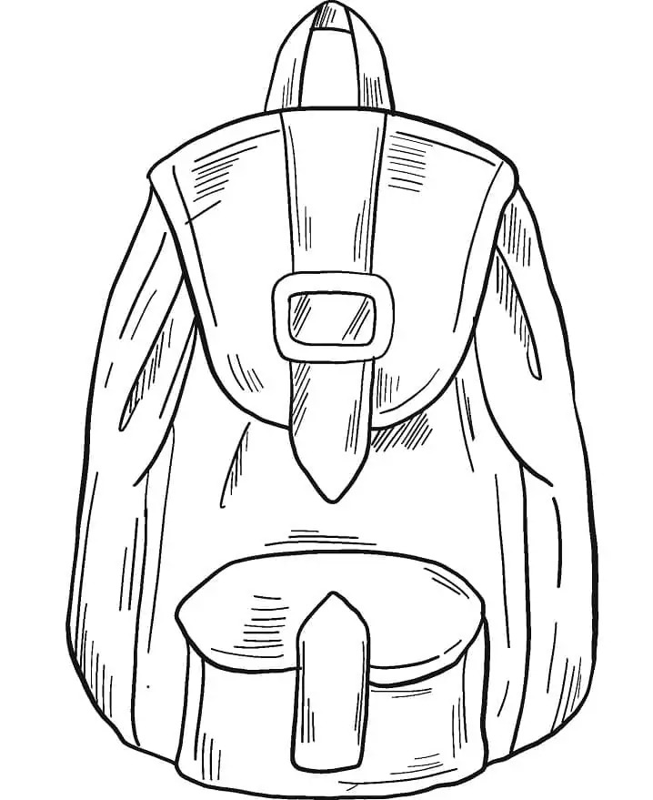 Desenhos de Mochila 9 para colorir