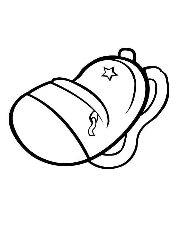 Mochila de imagem para impressão para colorir