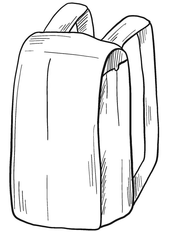 Desenhos de Mochila grátis para crianças para colorir