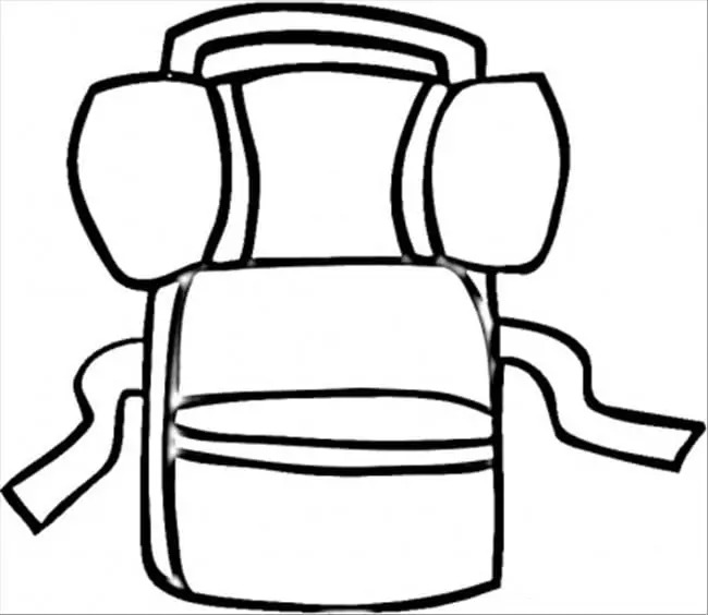 Mochila imprimir em crianças para colorir