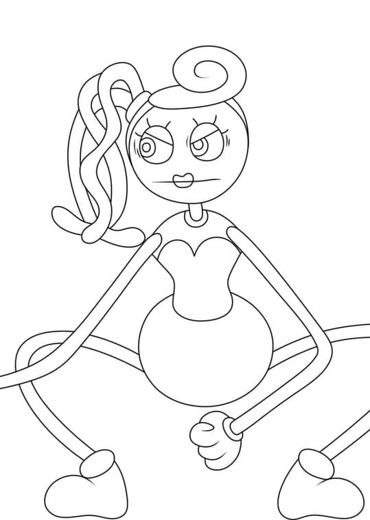 Desenhos de Mommy Long Legs impressão para colorir