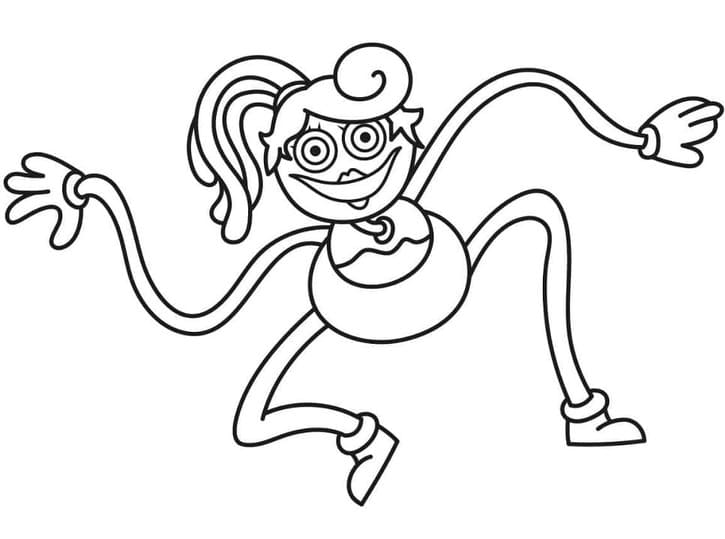 Desenhos de Mommy Long Legs imprimível para crianças para colorir