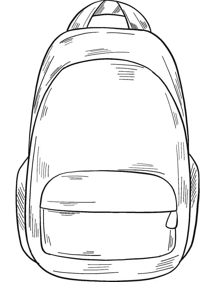 Muito fácil Mochila para colorir