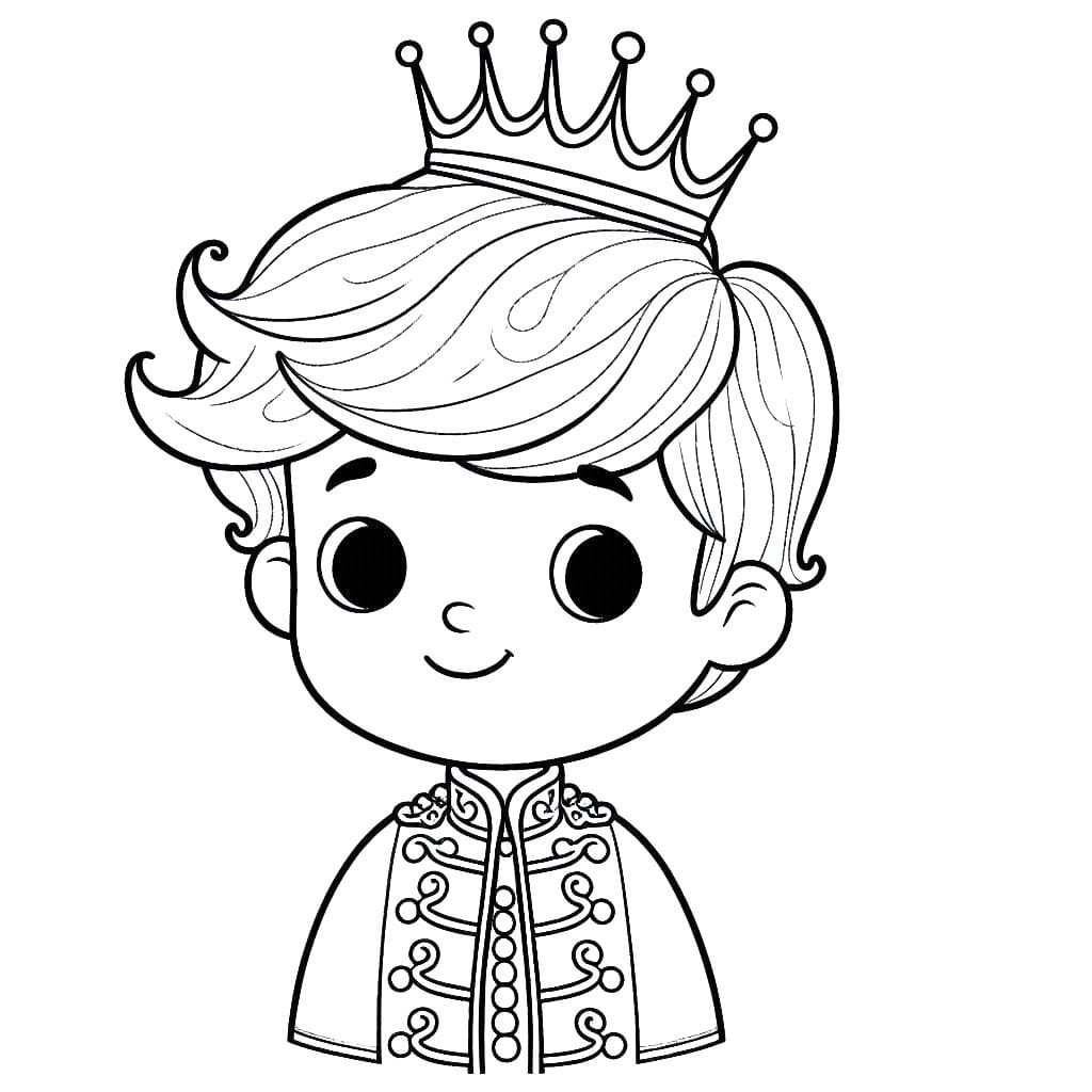 Príncipe 1 para colorir