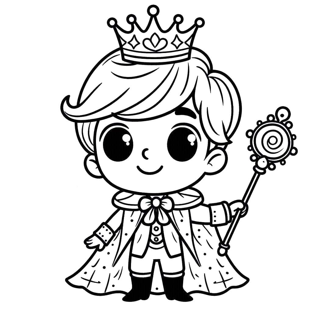 Príncipe 6 para colorir