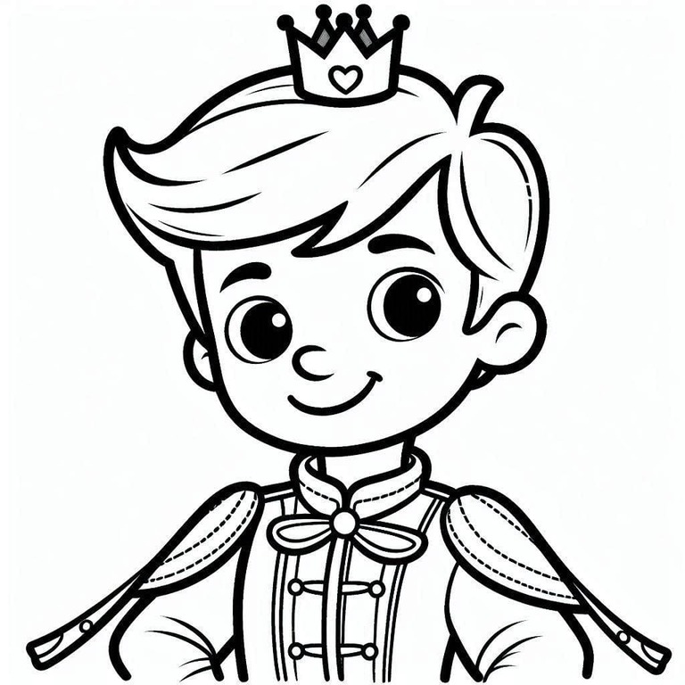 Príncipe gratuit para colorir