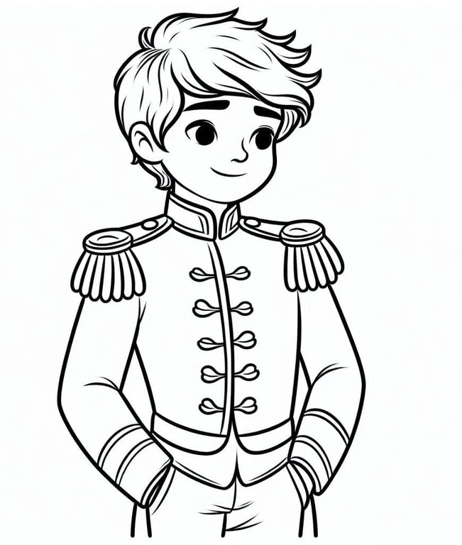 Desenhos de Príncipe para crianças para colorir