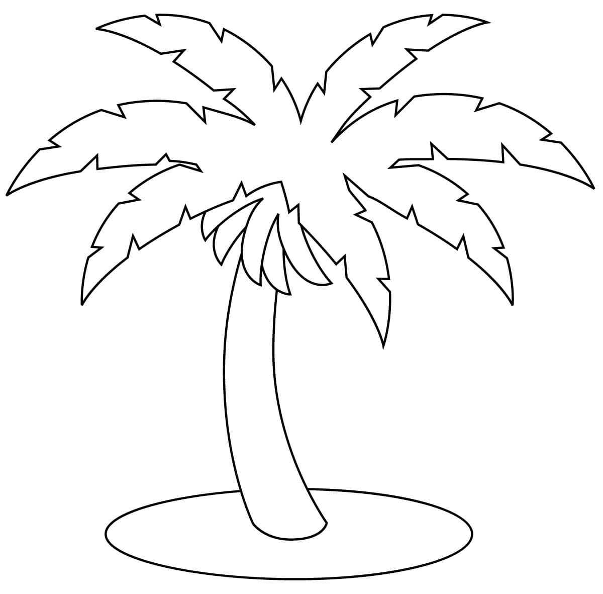 Desenhos de Bananeira imprimir grátis para colorir