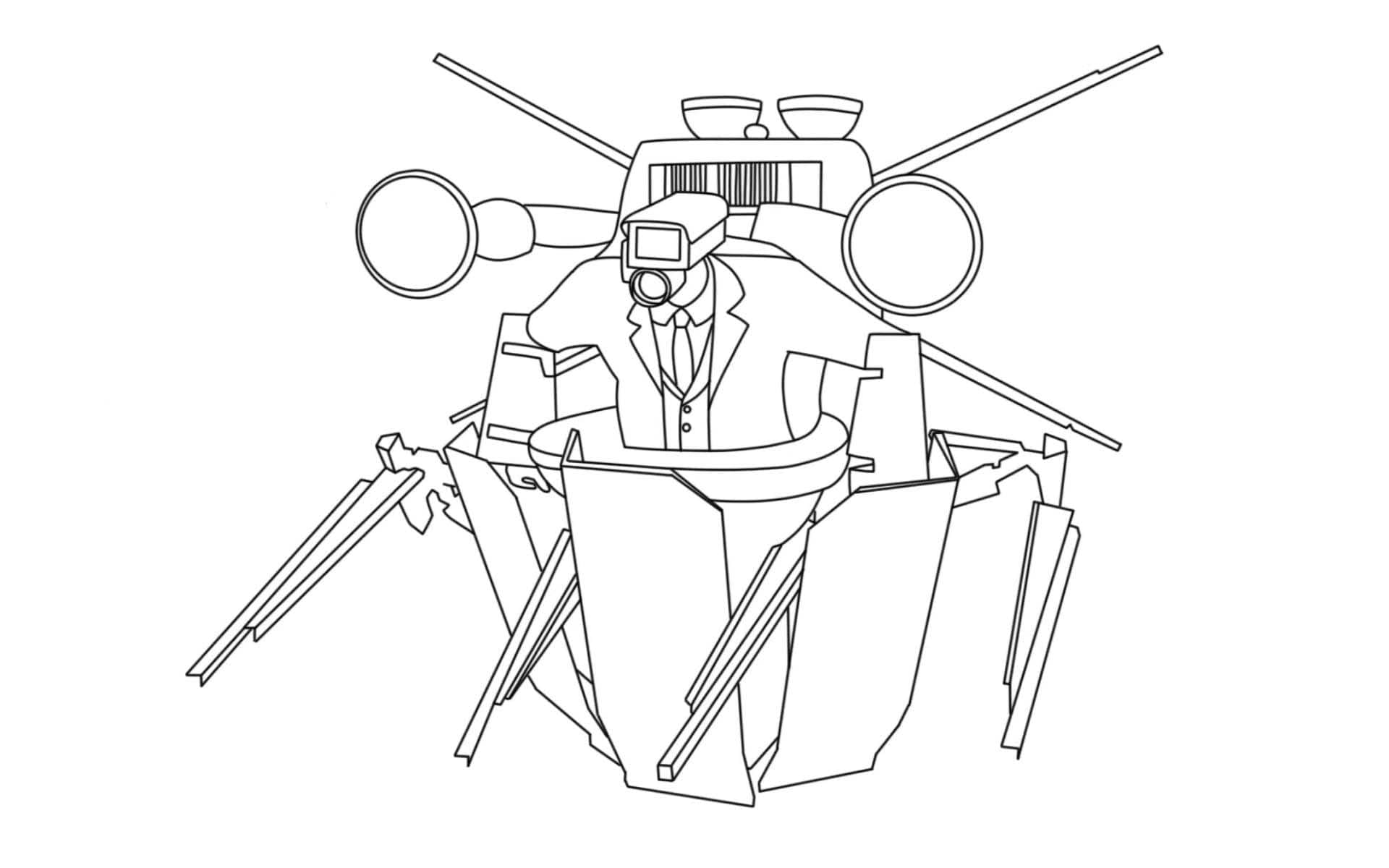 Desenhos de Cameraman impressão para colorir