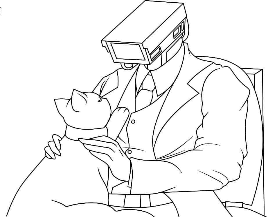 Desenhos de Cameraman imprimir para colorir