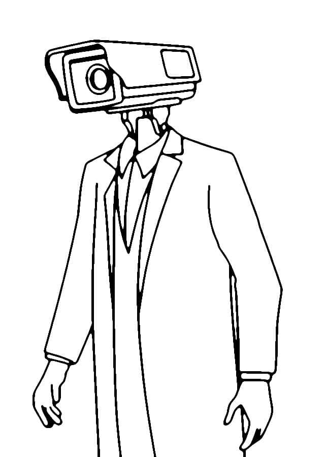 Desenhos de Desenhar Cameraman 4 para colorir