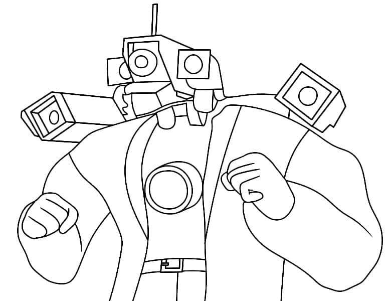 Desenhos de Desenhar Cameraman básico em crianças para colorir